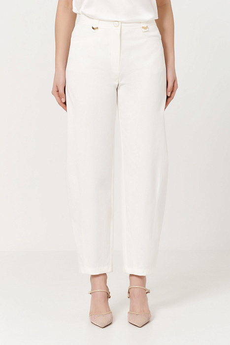 Укороченные брюки-багги Бренд Caterina Leman