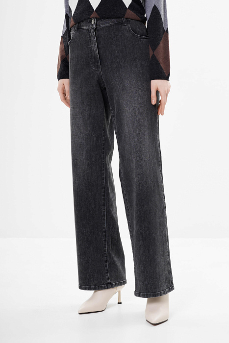 Джинсы с высокой посадкой Бренд Luisa Viola