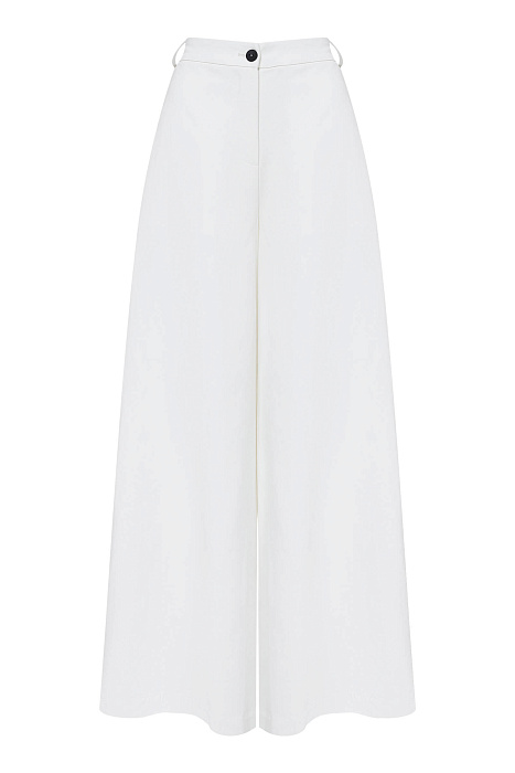 Широкие брюки с добавлением льна Бренд Sarah Pacini