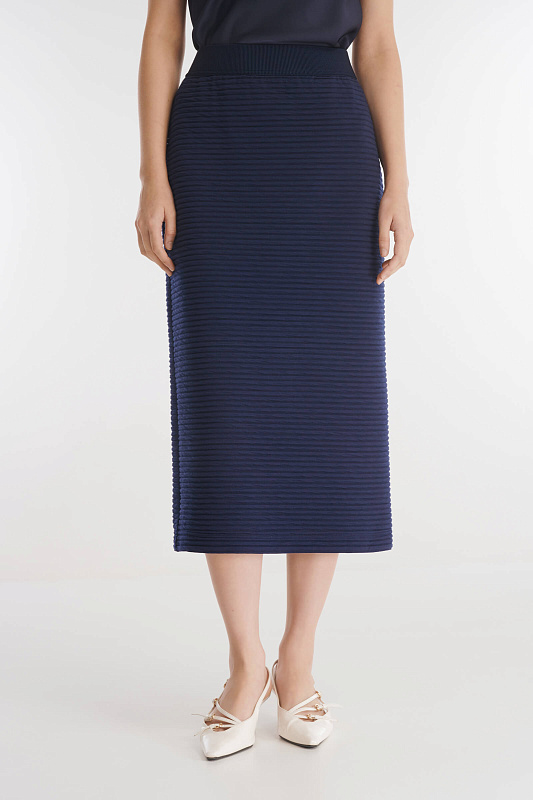 Фактурная юбка-карандаш из смесовой вискозы Бренд Caterina Leman