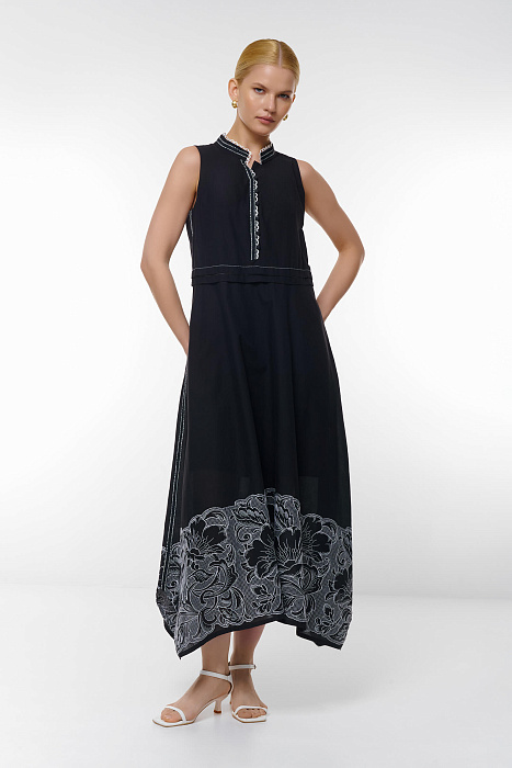 Платье с цветочной вышивкой Бренд Caterina Leman