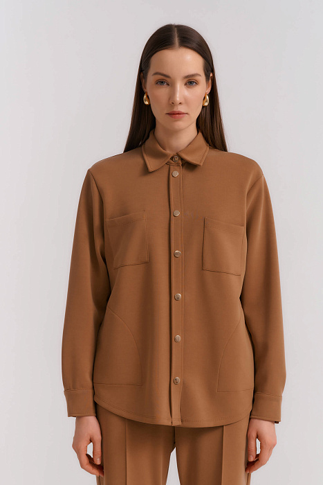 Рубашка из трикотажа Бренд Diana Gallesi