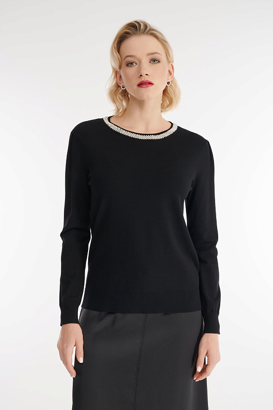 Джемпер со стразами Бренд Diana Gallesi