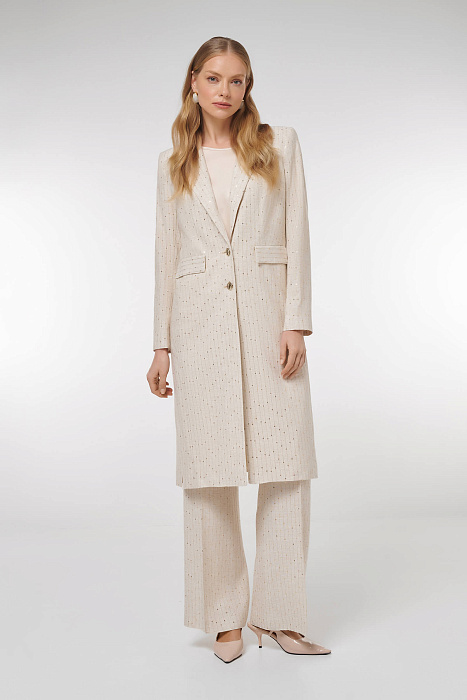 Удлиненный плащ с пайетками Бренд Caterina Leman