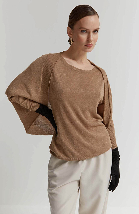 Укороченный кардиган на запах Бренд Rocco Ragni