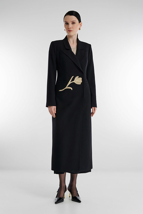 Пальто с вышивкой Бренд Caterina Leman