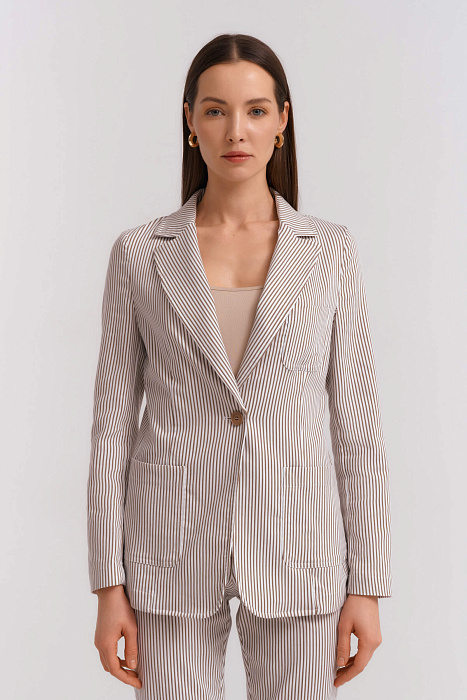 Пиджак в полоску Бренд Diana Gallesi