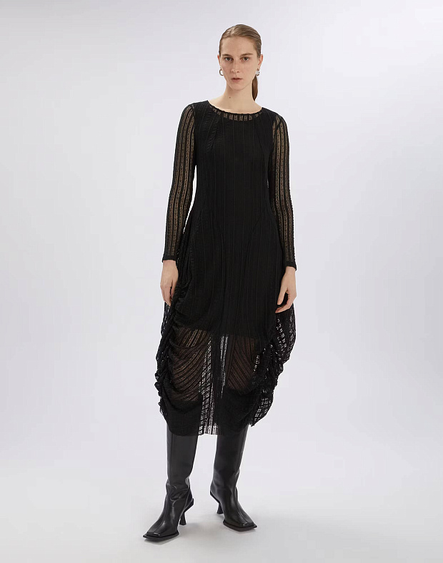 Платье из эластичного кружева Бренд High