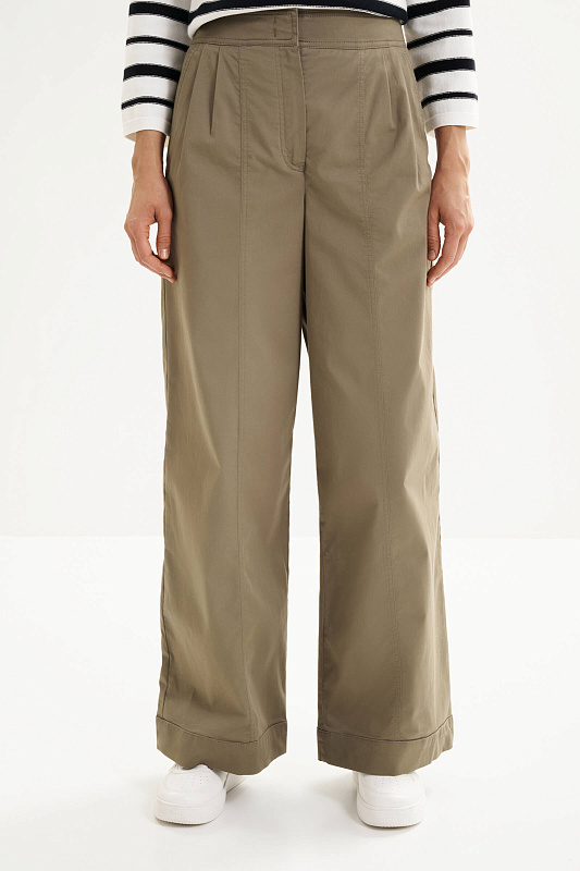 Брюки-палаццо из хлопка Бренд MM