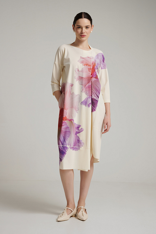 Платье с цветочным принтом Бренд High