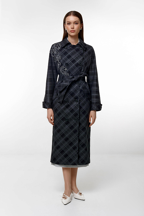 Плащ с цветочным узором Бренд Caterina Leman