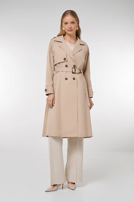 Классический тренч с поясом Бренд Caterina Leman