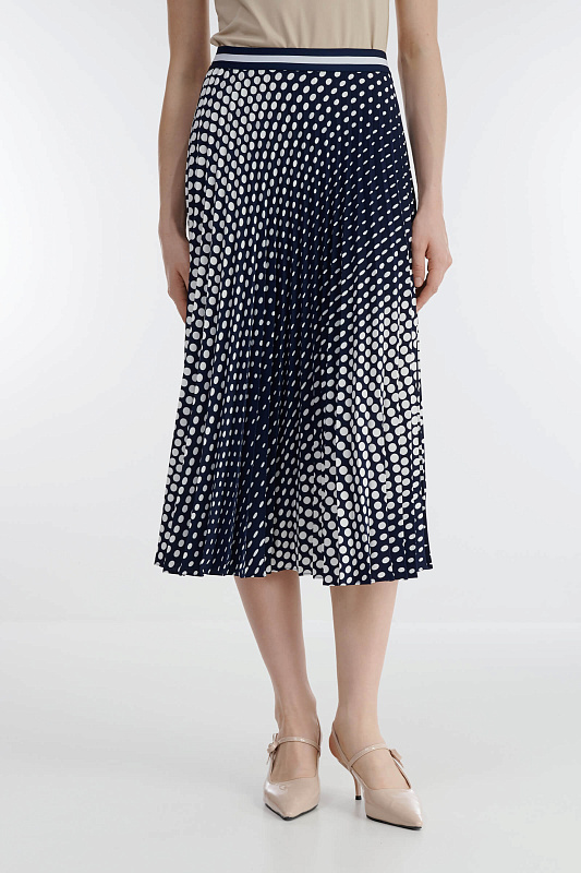 Юбка плиссе в горох Бренд Caterina Leman