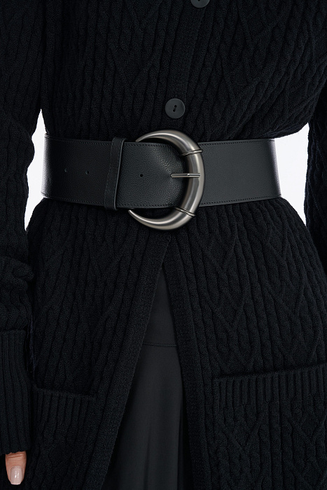 Широкий кожаный ремень Бренд Sarah Pacini