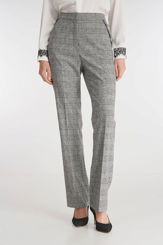 Брюки с принтом и кружевом Бренд Caterina Leman