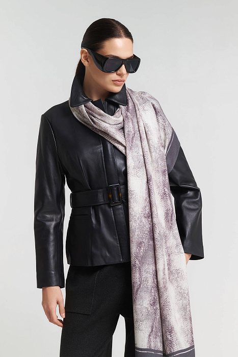 Палантин с абстрактным узором Бренд Diana Gallesi