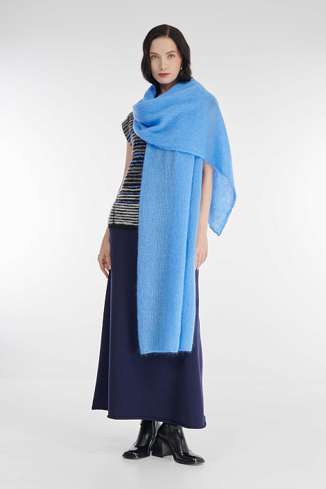 Шарф из мохера и шерсти мериноса Бренд Sarah Pacini