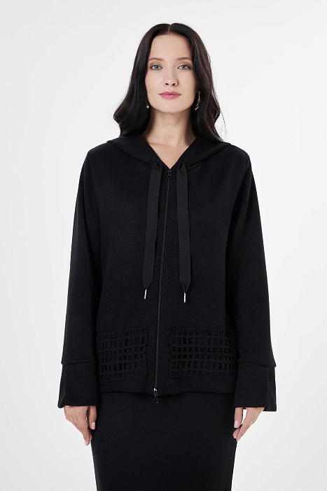 Кардиган с регулируемым капюшоном Бренд Milva Mi