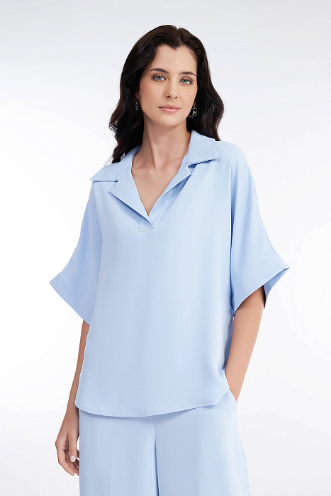 Блузка с английским воротником Бренд Rocco Ragni