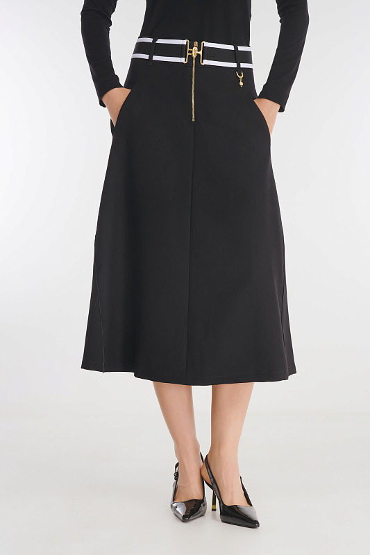 Расклешенная юбка из вискозы Бренд Caterina Leman