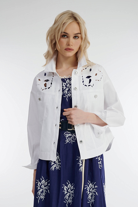 Жакет с вышивкой ришелье Бренд Caterina Leman