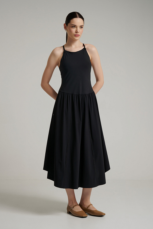 Платье с воздушной юбкой Бренд High