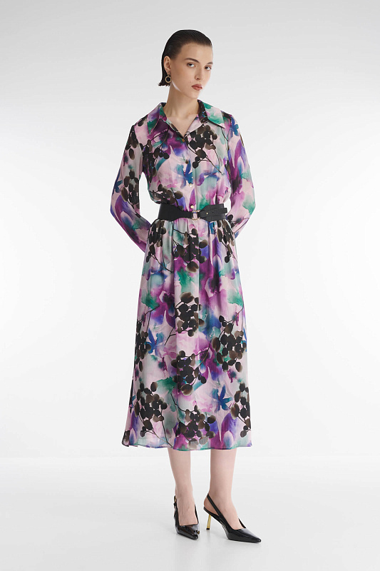 Платье с флористичным принтом Бренд Caterina Leman