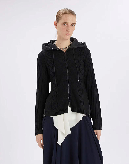 Кардиган на молнии с капюшоном Бренд High