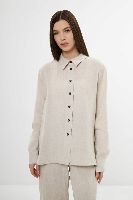 Льняная рубашка Бренд Sarah Pacini