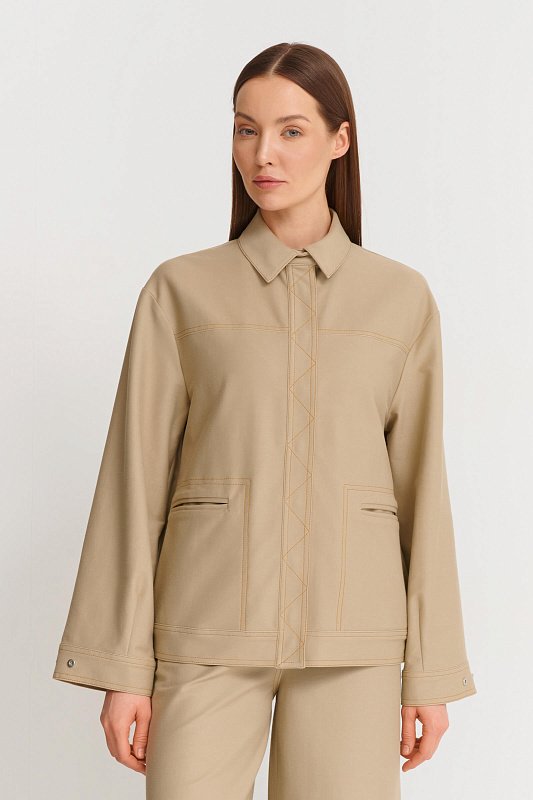 Джинсовая куртка на кнопках Бренд MM