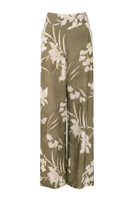 Брюки с цветочным принтом Бренд Caterina Leman