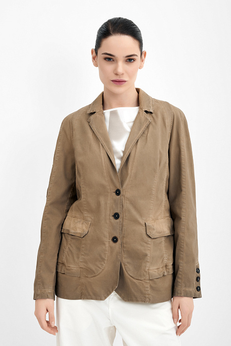 Жакет с вареным эффектом Бренд High