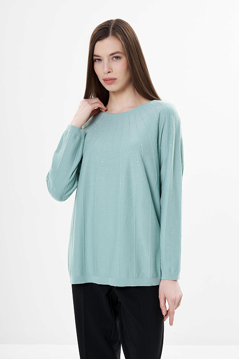 Джемпер со стразами Бренд Luisa Viola