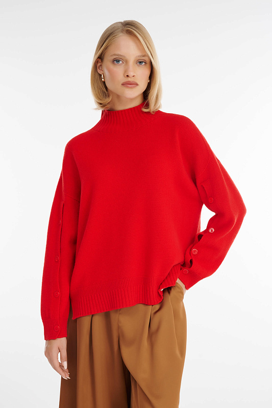 Свитер с пуговицами на рукавах Бренд Caterina Leman