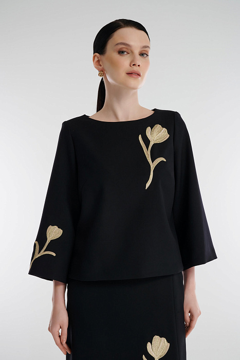 Блузка с вышивкой Бренд Caterina Leman