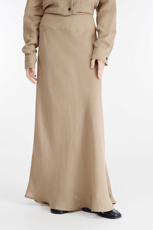 Льняная юбка макси Бренд Sarah Pacini