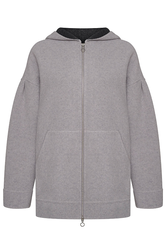 Толстовка из смесовой шерсти Бренд MM