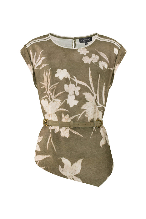Блузка с цветочным принтом Бренд Caterina Leman