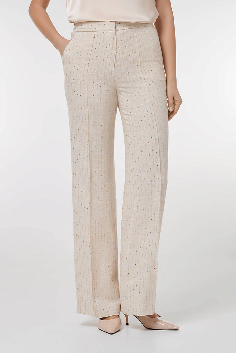 Брюки с пайетками Бренд Caterina Leman