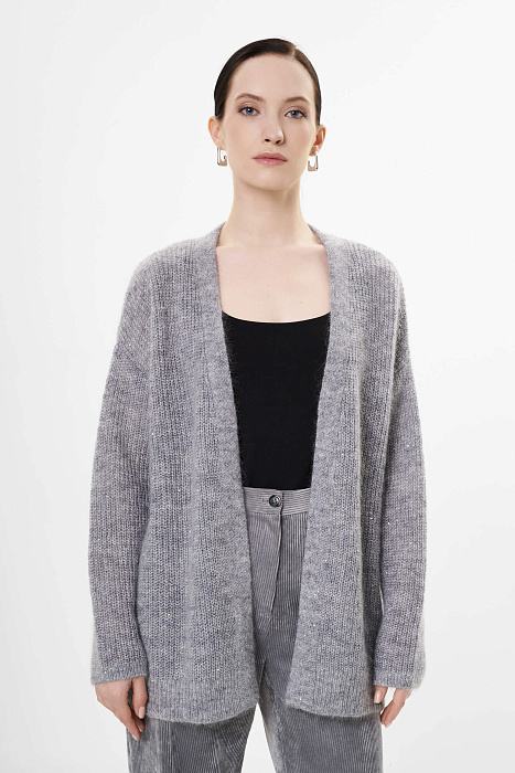 Кардиган на запах с шерстью и мохером Бренд Diana Gallesi