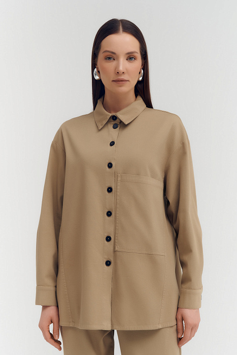 Рубашка из хлопка Бренд Sarah Pacini