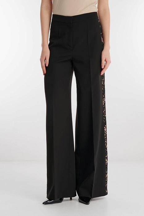 Брюки с кружевными лампасами Бренд Caterina Leman
