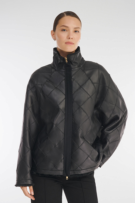 Дубленка двусторонняя из натурального меха Бренд Caterina Leman